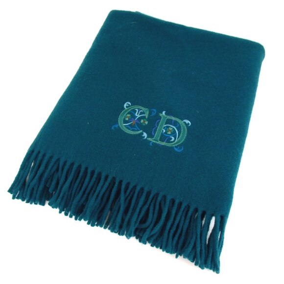 Authentic Christian Dior blanket scarf wool [Used] - Picture 1 of 8